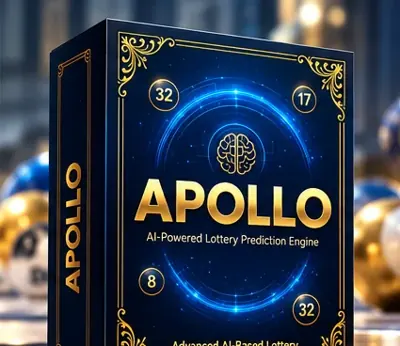 Apollo AI box with lottery balls in the background